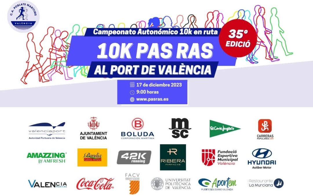Patrocinadores y Colaboradores de la 35º edición Pas Ras al Port de Valencia.