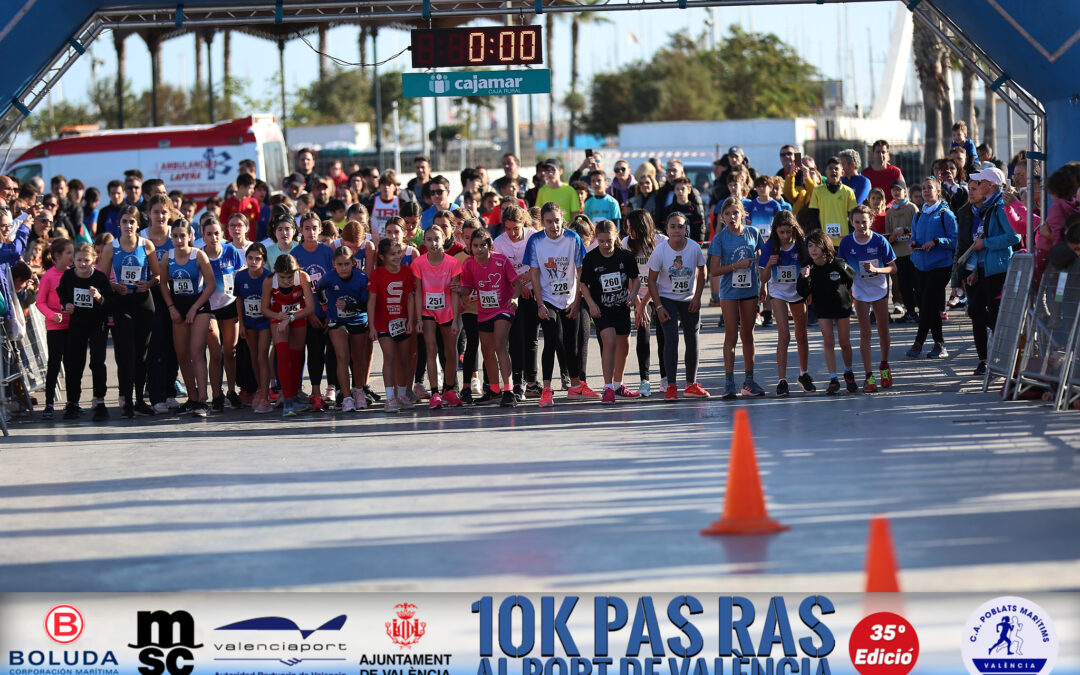 ¡Carreras infantiles en el 35º edición Pas Ras al Port de València!
